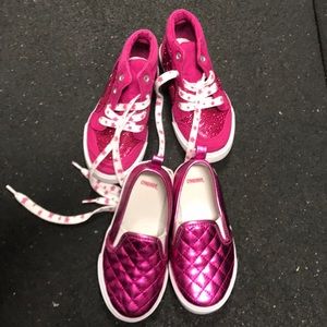 Set of 2 Gymboree pink shoe size 9 girls